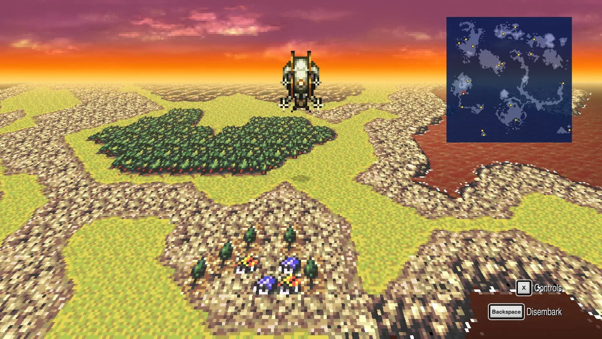 Final Fantasy VI - świat gry, lokacja