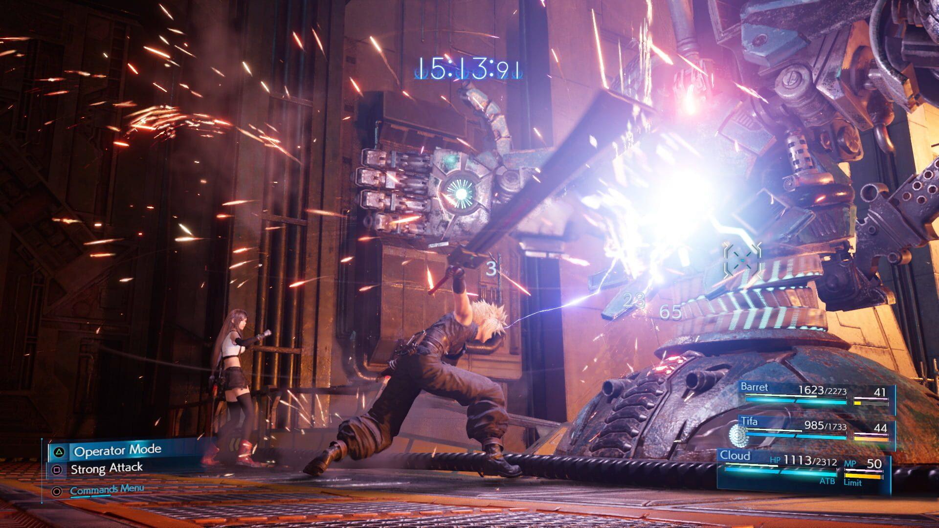 Final Fantasy VII Remake (PS5) - gameplay screenshot