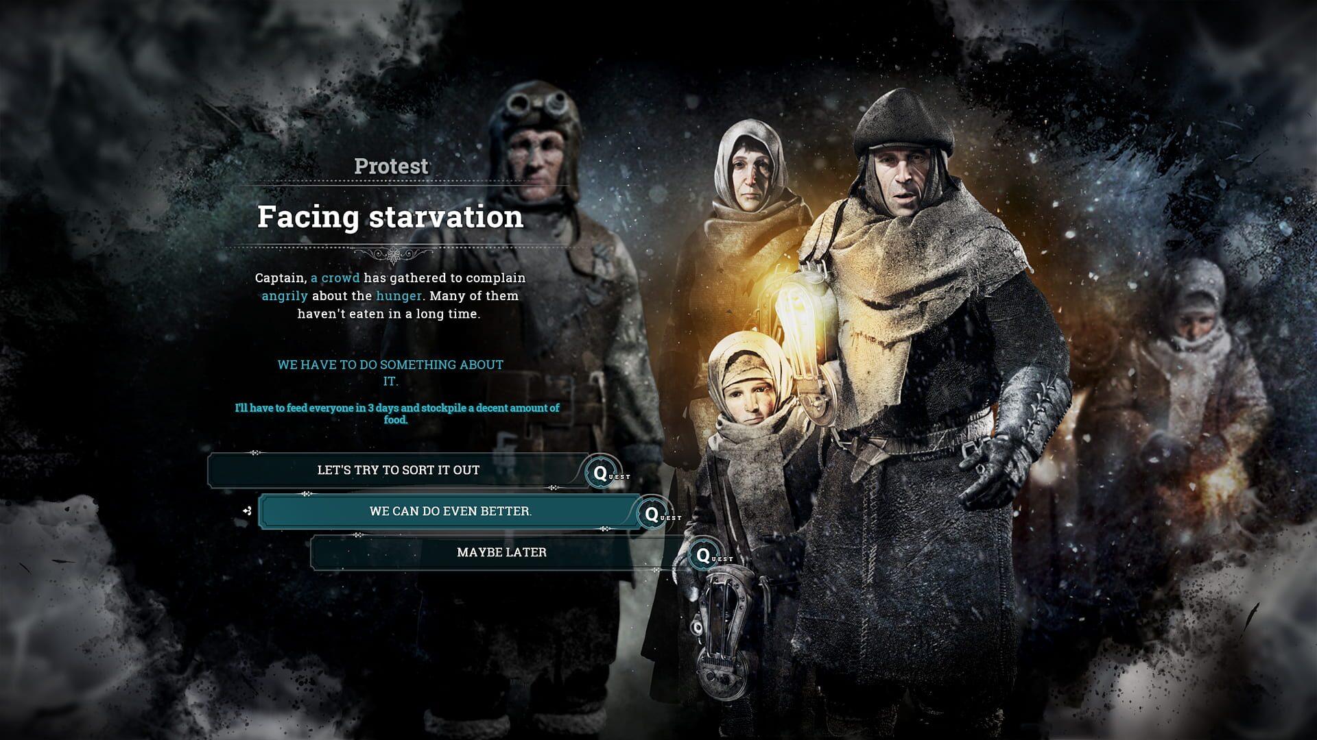 Frostpunk - główny screenshot z gry