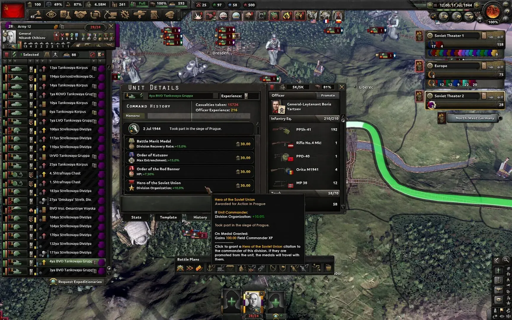 Hearts of Iron IV: By Blood Alone - obrazek z gry