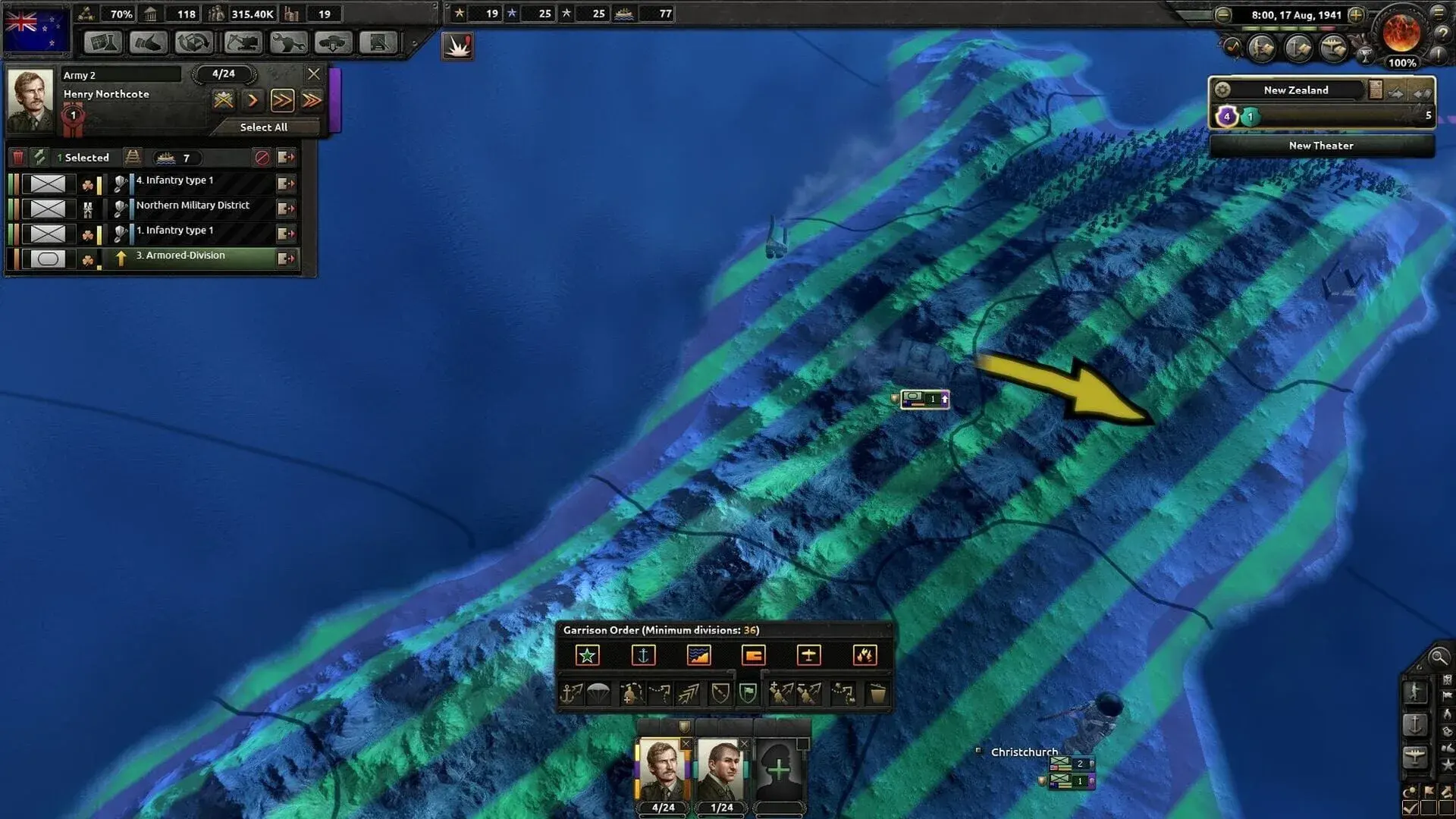 Hearts of Iron IV: Together for Victory - gameplay screenshot