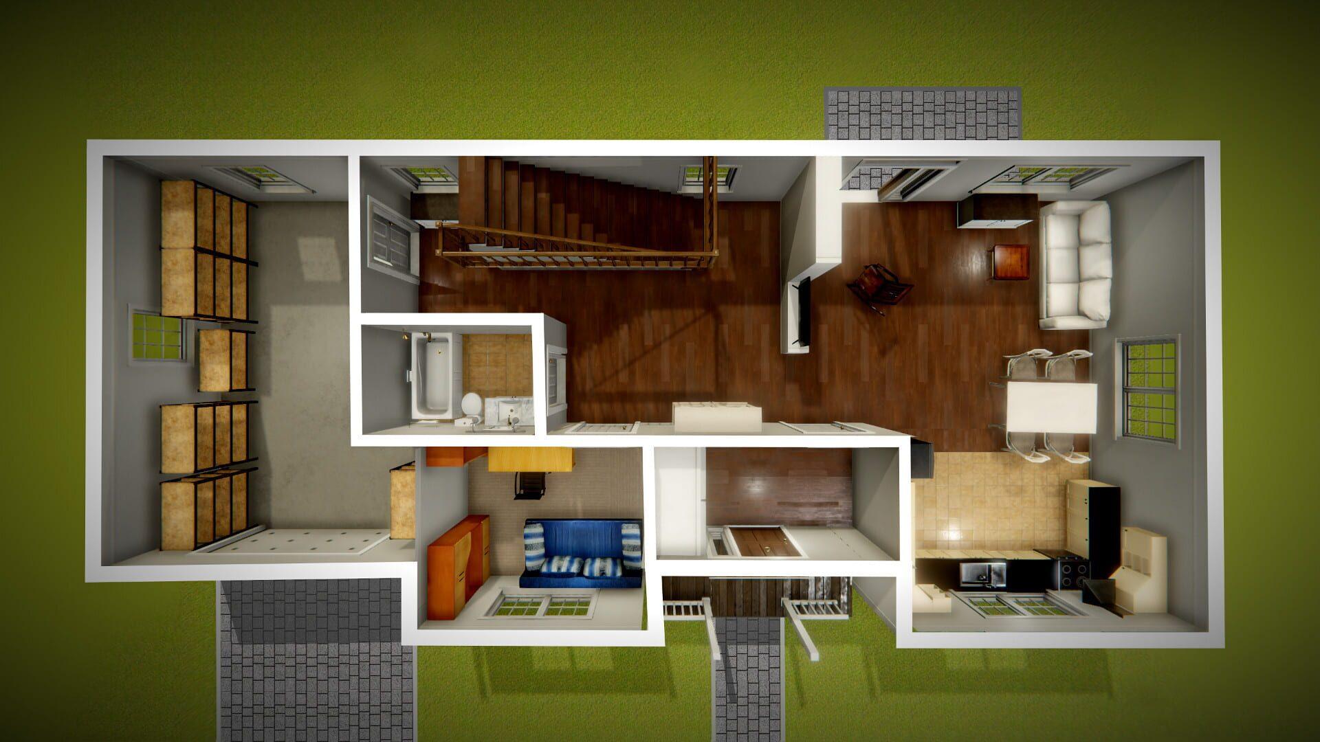 House Flipper - świat gry, lokacja