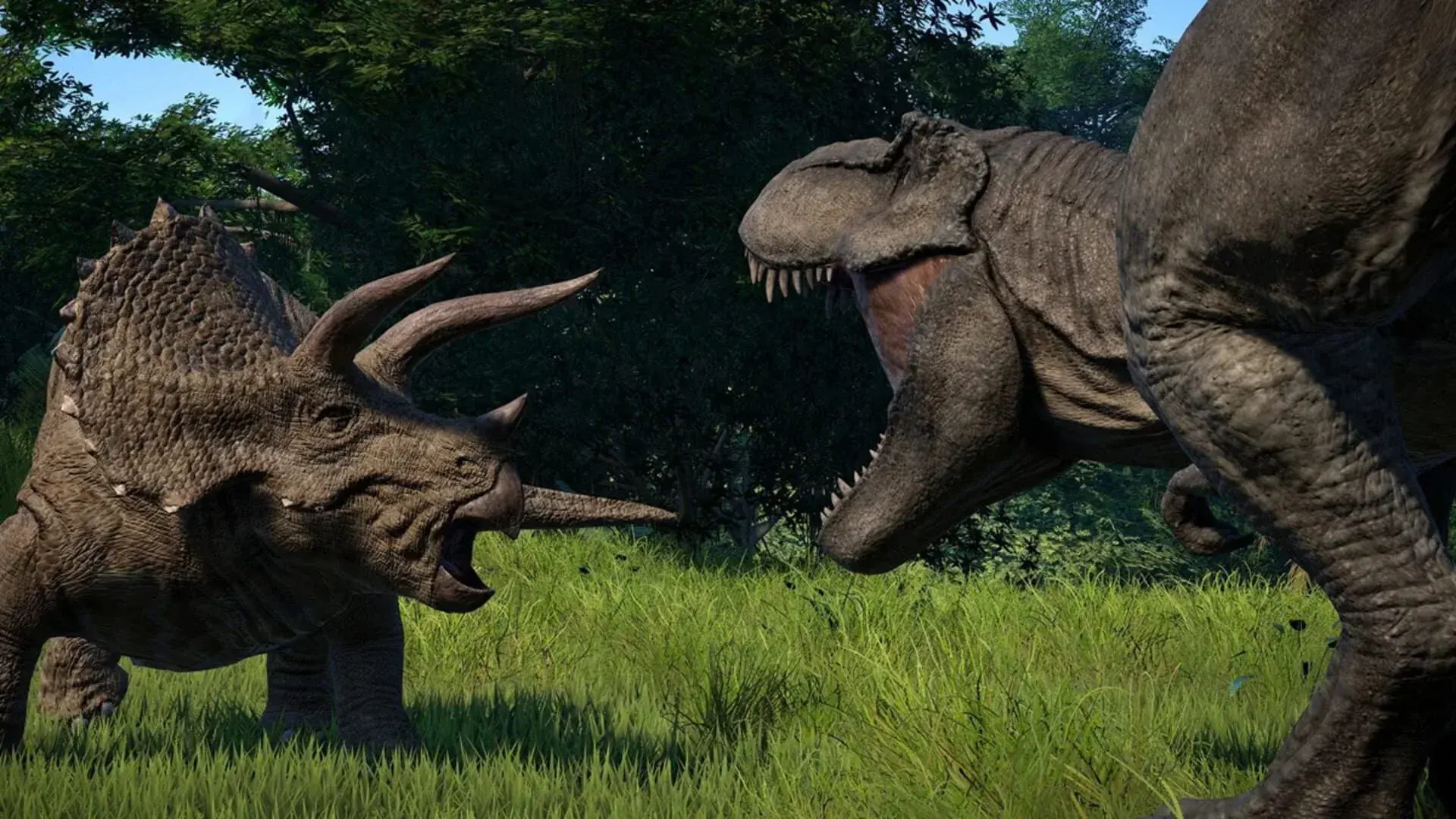 Jurassic World Evolution: Return to Jurassic Park - główny screenshot z gry