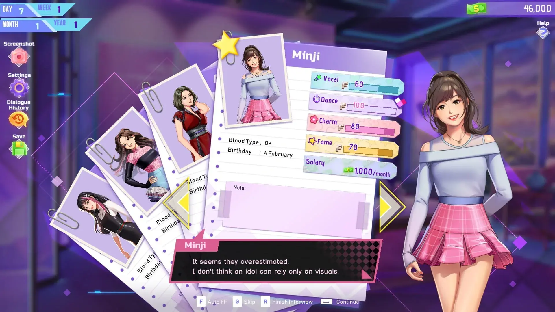 K-Pop Idol Stories: Road to Debut - obrazek z gry