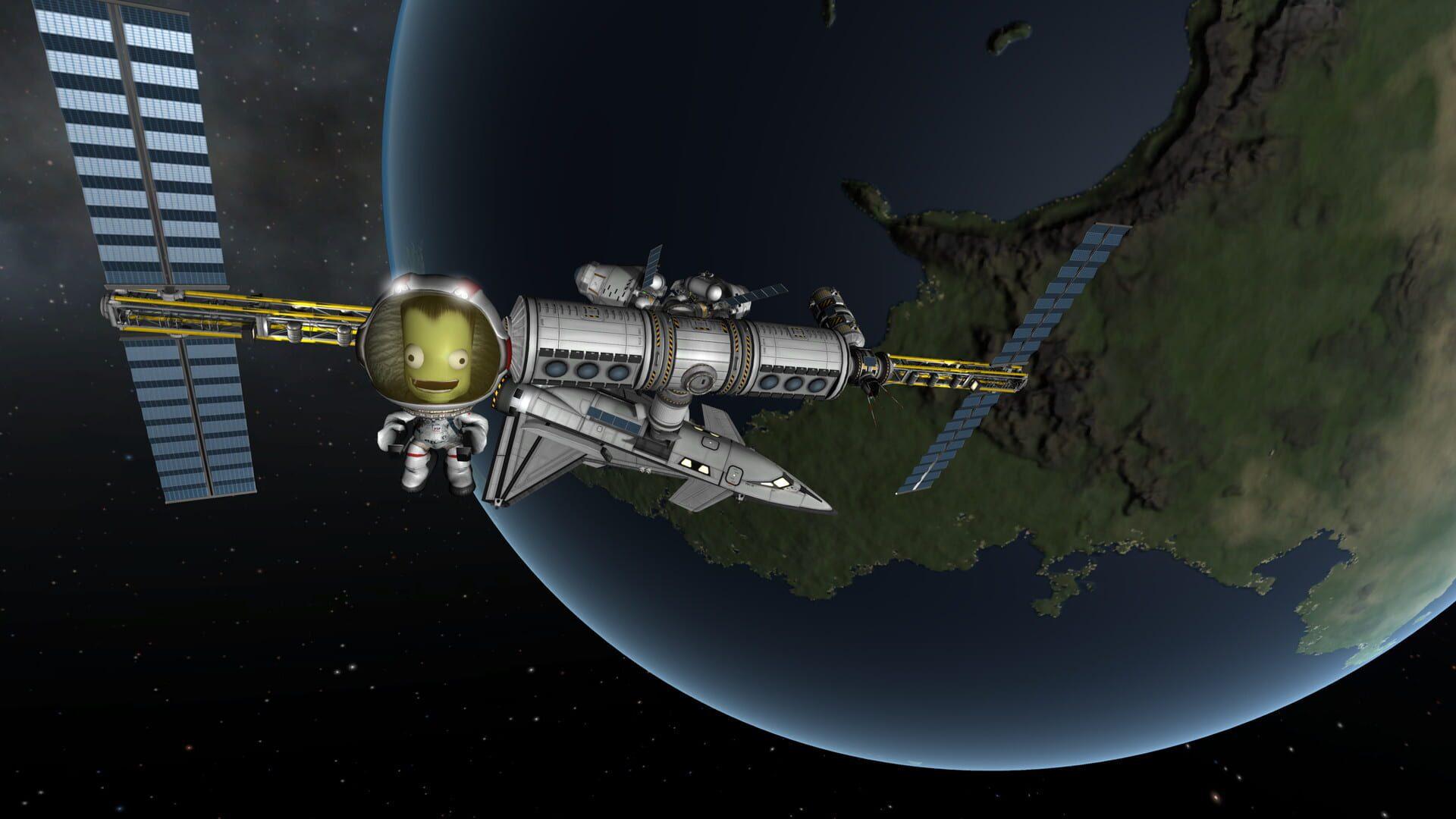 Kerbal Space Program - główny screenshot z gry