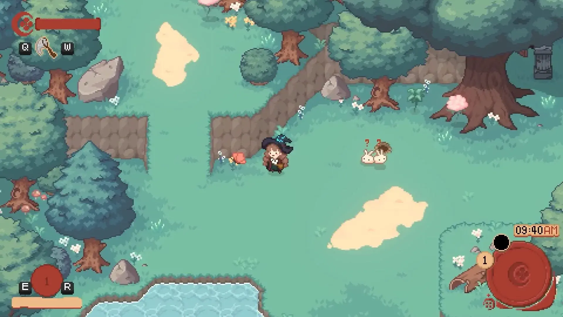 Little Witch in the Woods - główny screenshot z gry