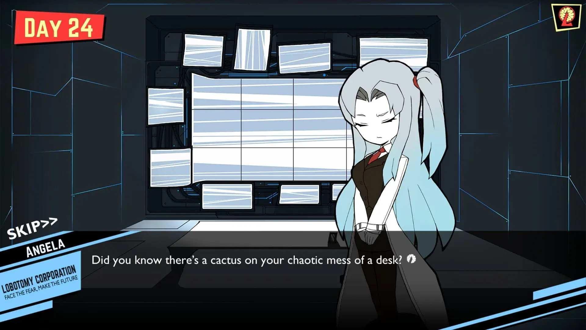 Lobotomy Corporation - główny screenshot z gry
