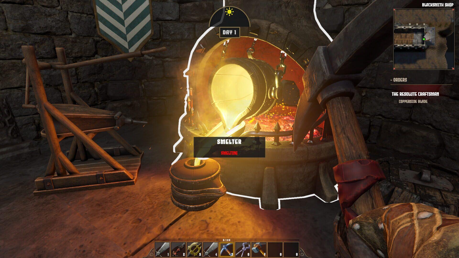 Medieval Crafter: Blacksmith - główny screenshot z gry