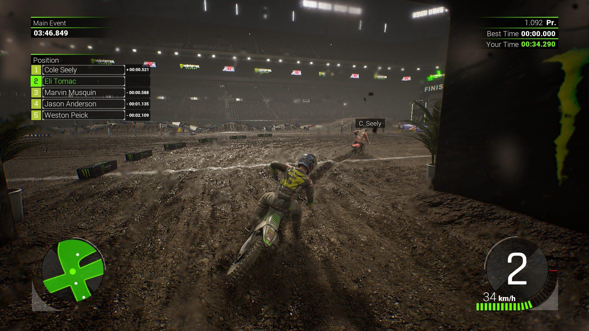 Monster Energy Supercross: The Official Videogame 2 - gameplay screenshot