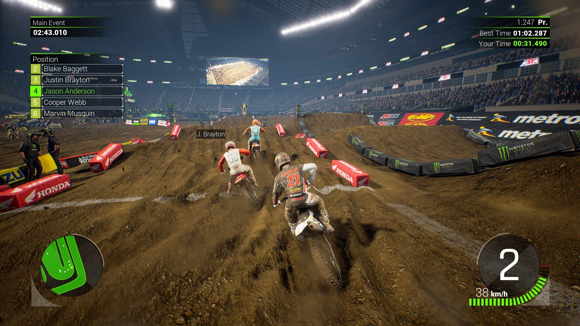 Monster Energy Supercross: The Official Videogame 2 - świat gry, lokacja