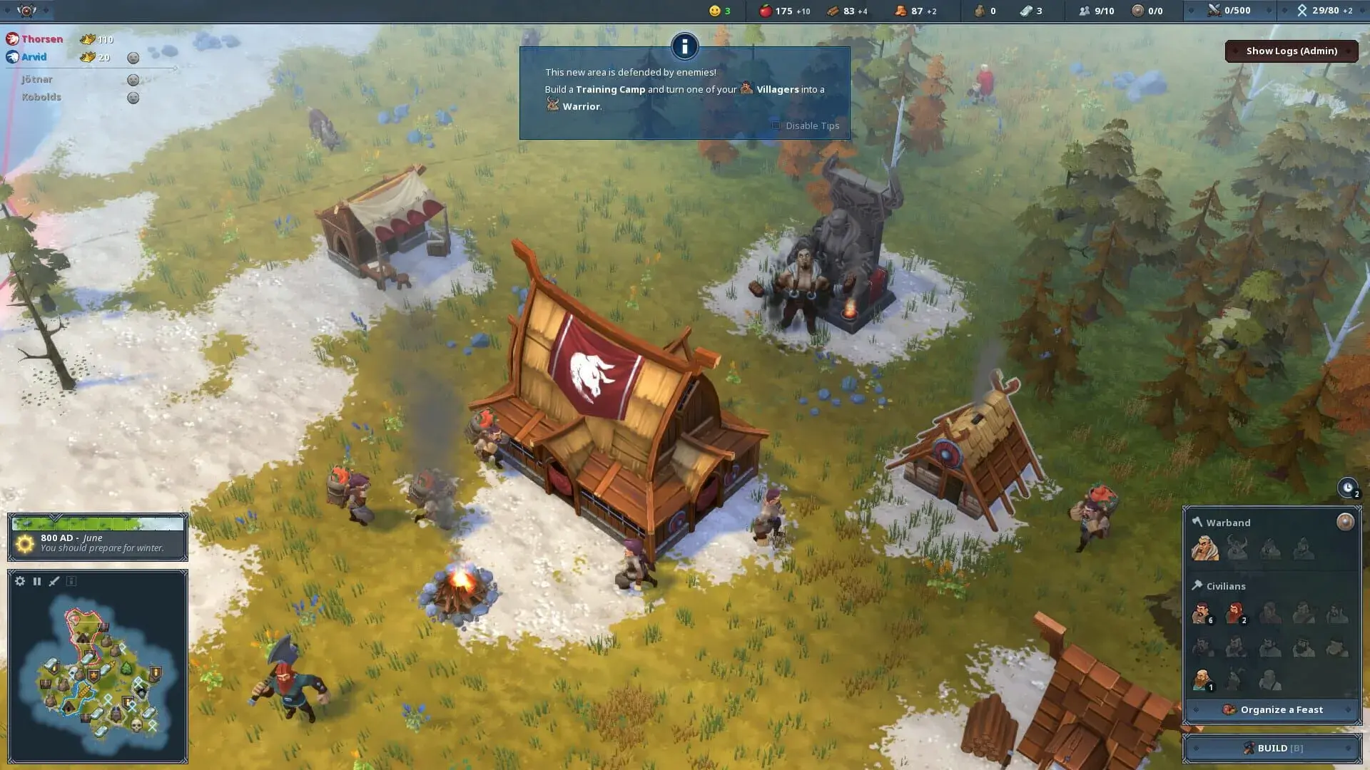 Northgard: Himminbrjotir, Clan of the Ox - świat gry, lokacja