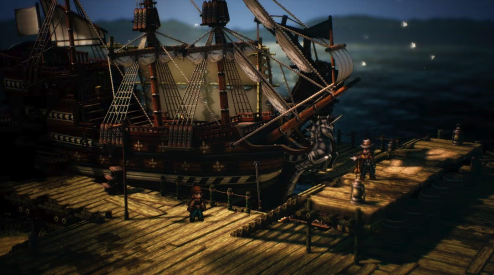 Octopath Traveler II - główny screenshot z gry