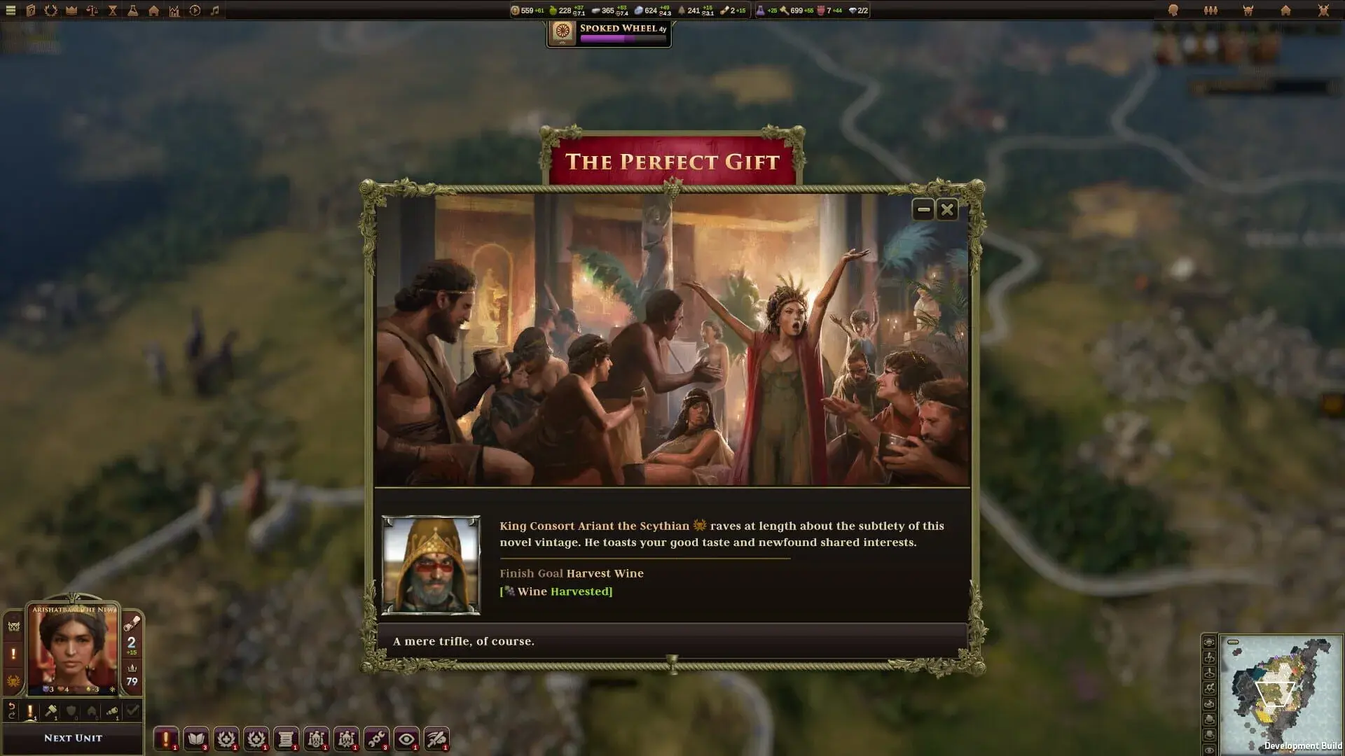 Old World: Behind the Throne - główny screenshot z gry