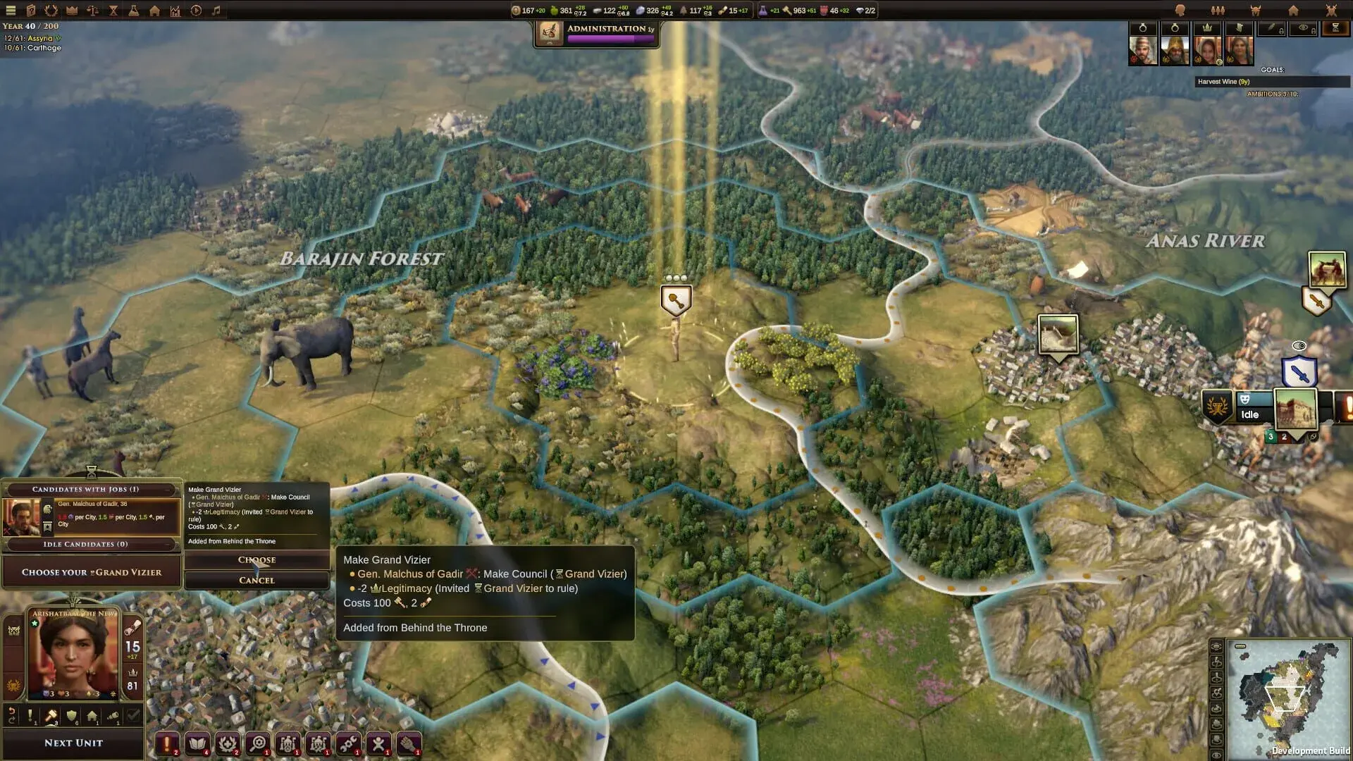 Old World: Behind the Throne - świat gry, lokacja