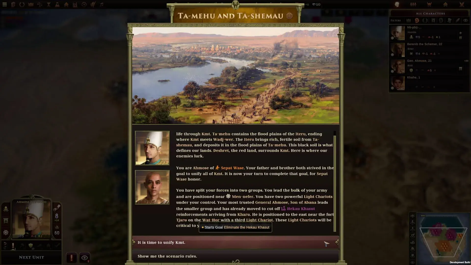 Old World: Pharaohs of the Nile - główny screenshot z gry