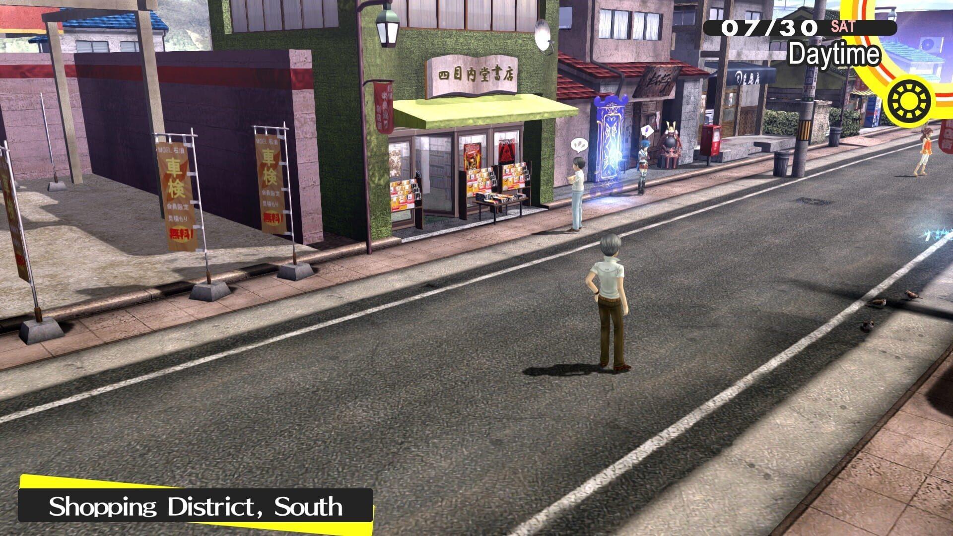 Persona 4 Golden - świat gry, lokacja