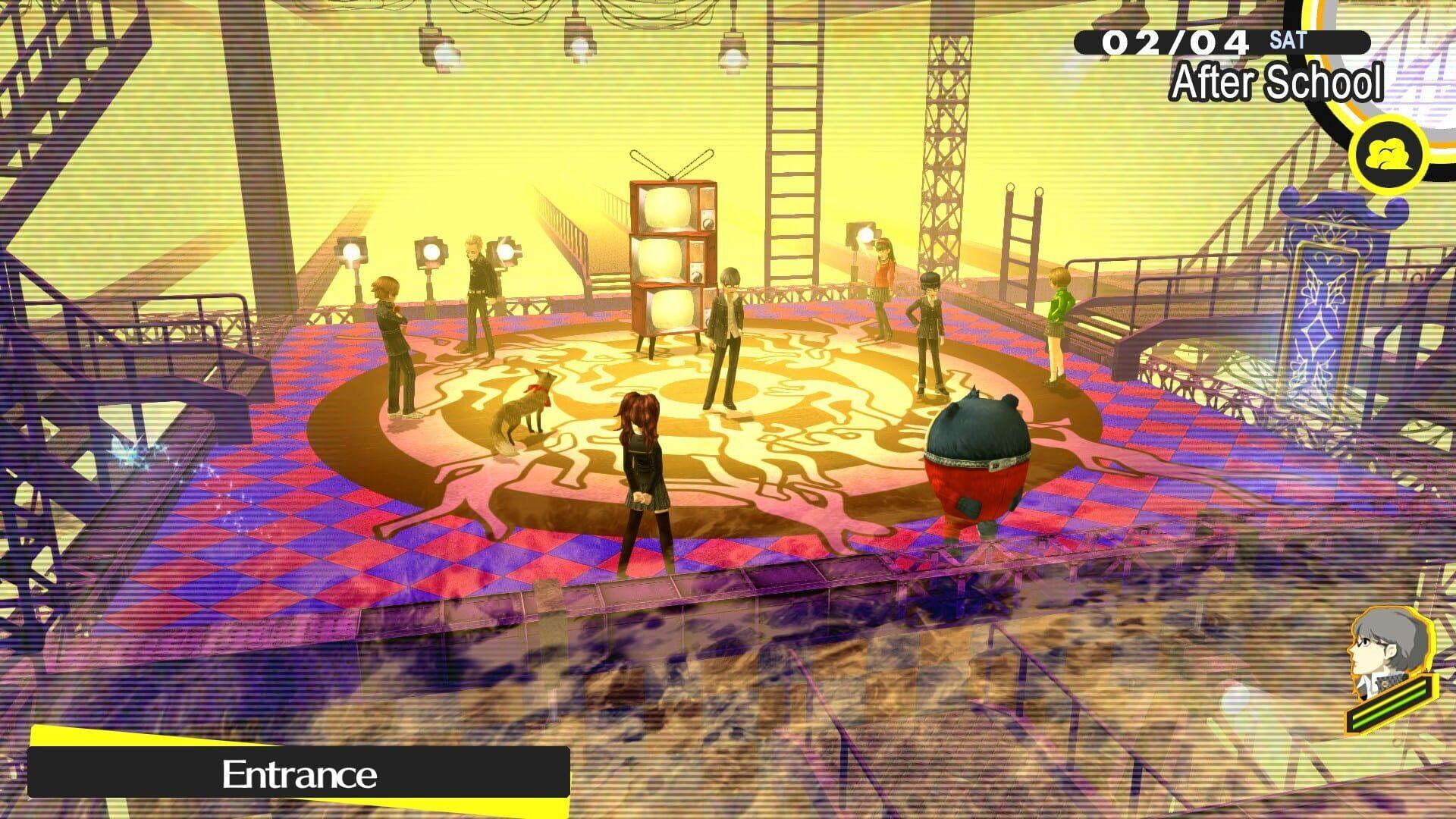 Persona 4 Golden - akcja w grze
