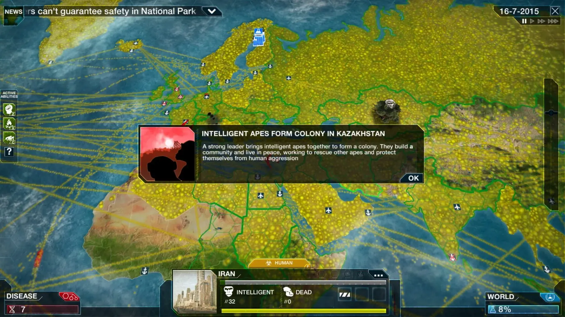 Plague Inc: Evolved - gameplay screenshot