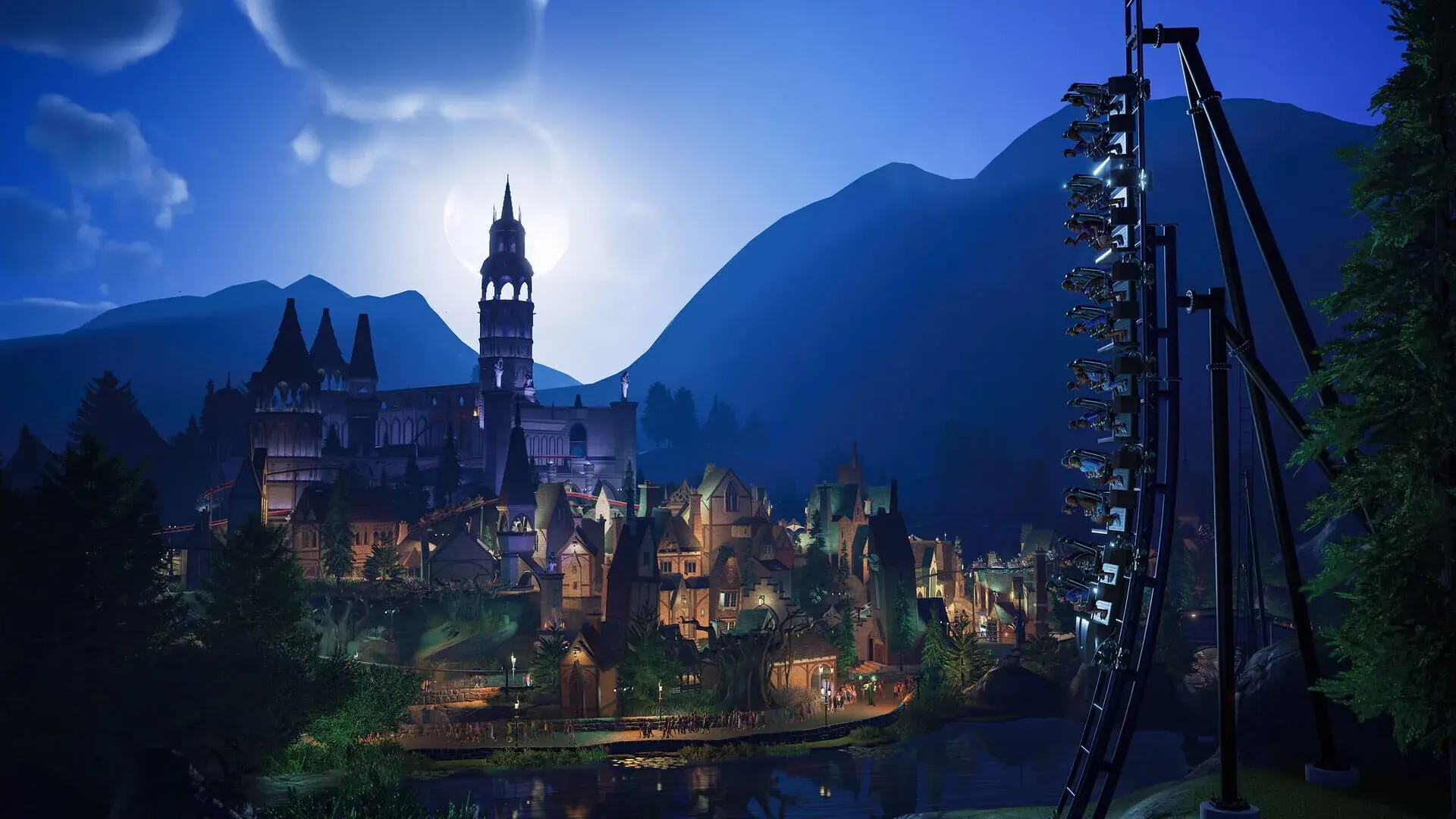 Planet Coaster 2: Sorcery Pack - gameplay screenshot