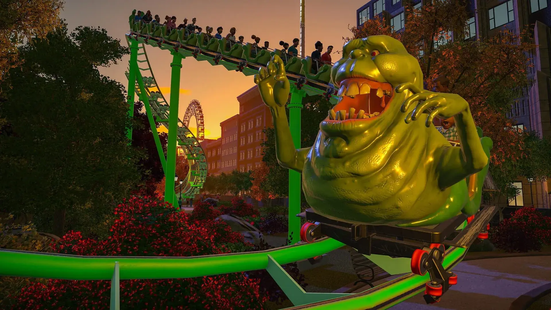 Planet Coaster: Ghostbusters - główny screenshot z gry