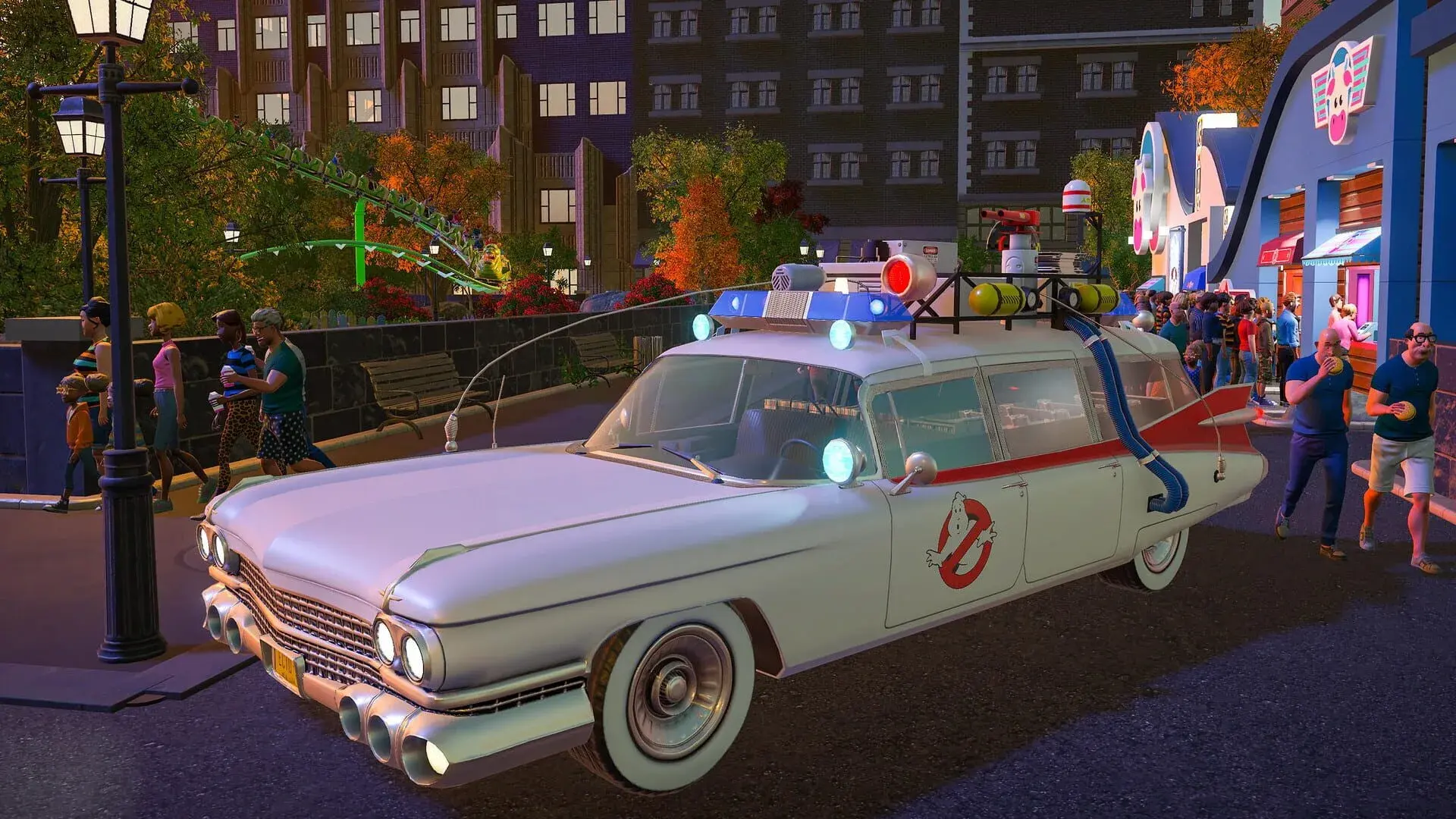 Planet Coaster: Ghostbusters - gameplay screenshot