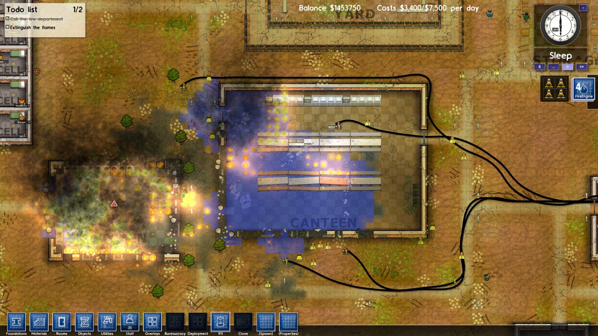 Prison Architect - akcja w grze