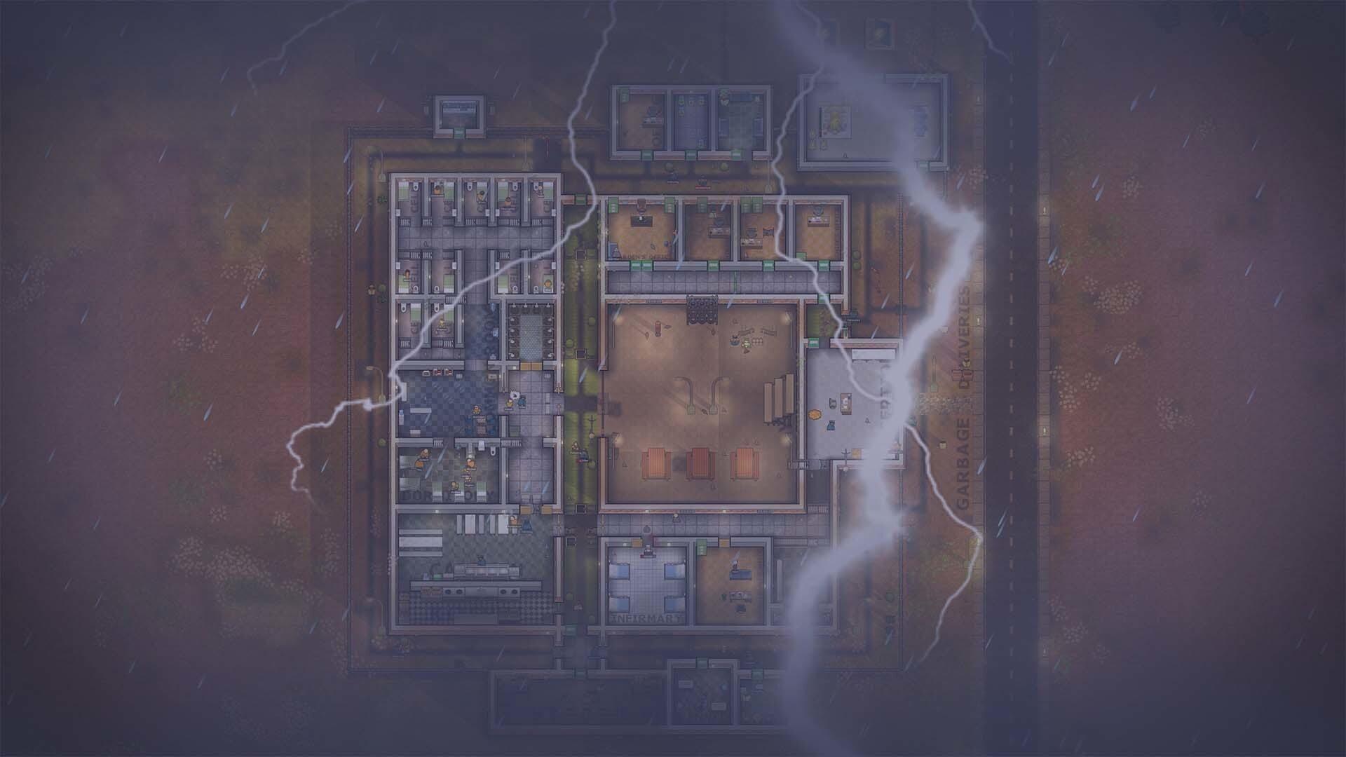 Prison Architect: Perfect Storm - akcja w grze