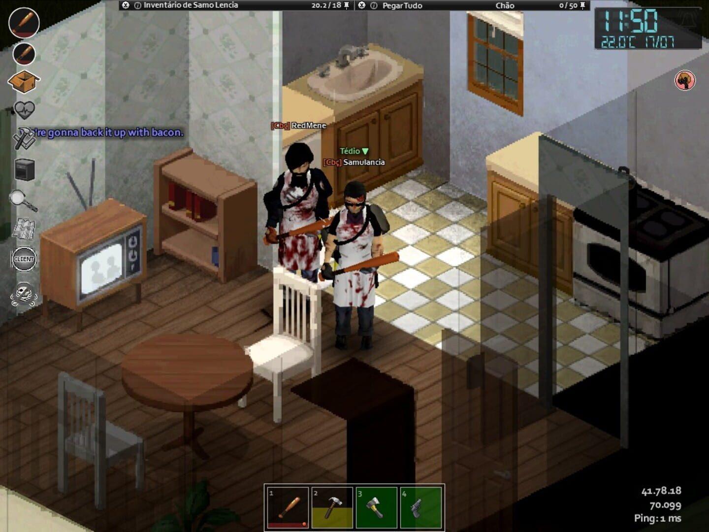 Project Zomboid - akcja w grze