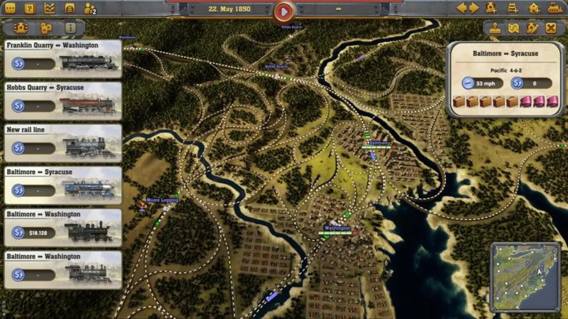 Railway Empire: Complete Collection - gameplay screenshot
