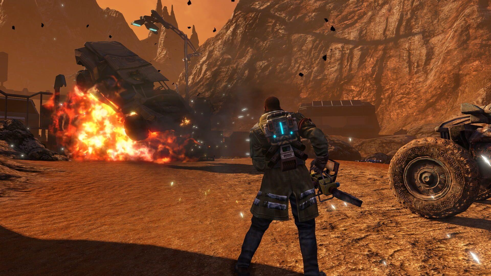 Red Faction: Guerrilla Re-Mars-tered - świat gry, lokacja