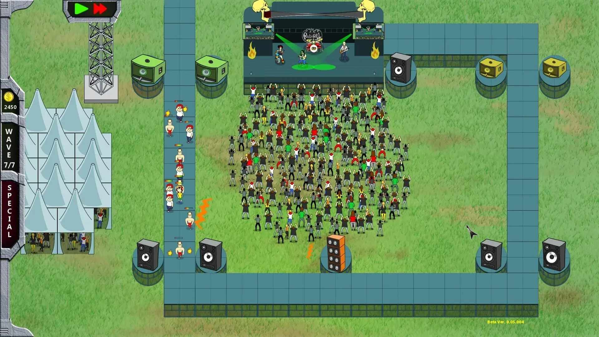 Rock 'N' Roll Defense - screenshot wysokiej jakości
