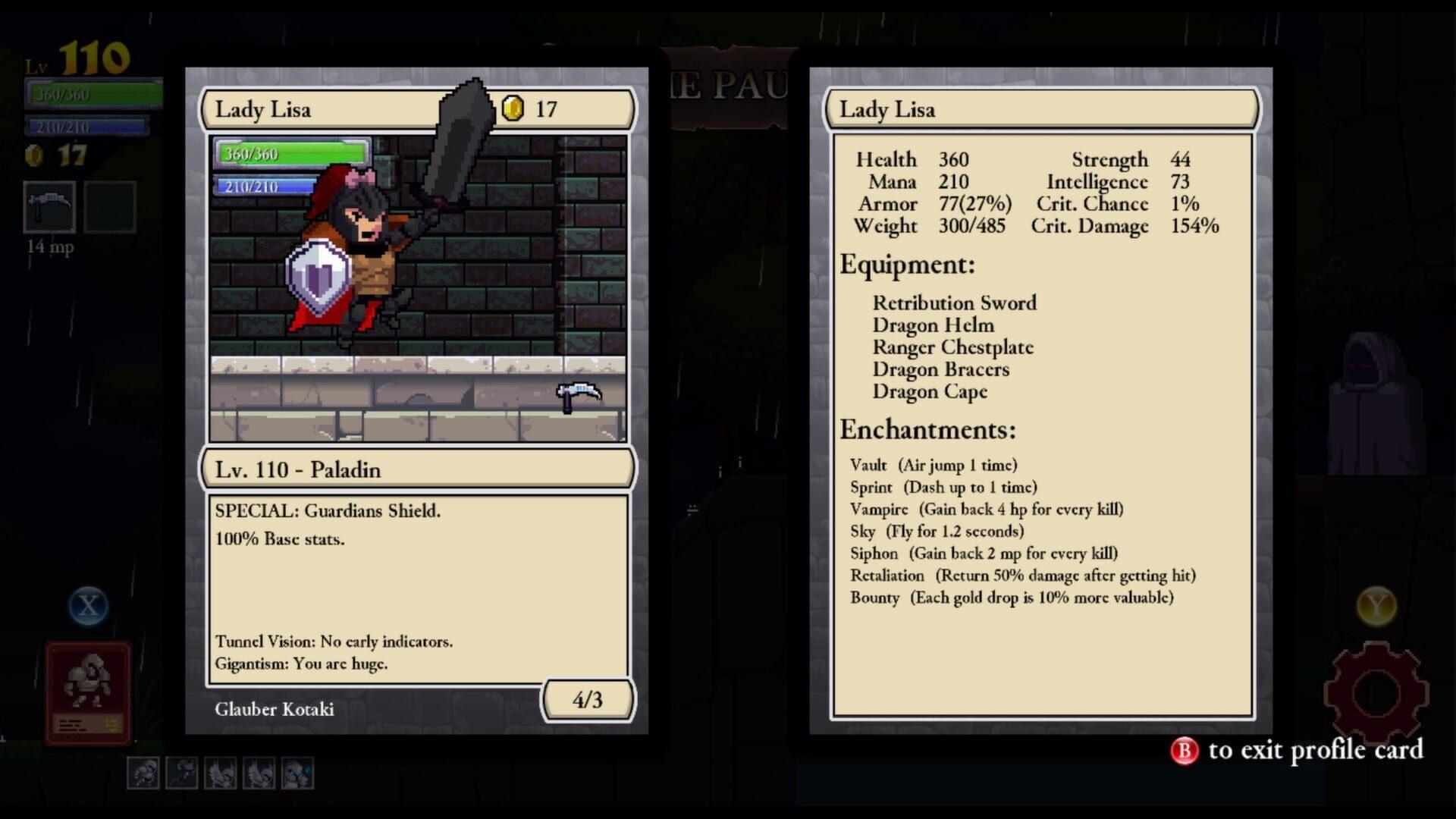 Rogue Legacy - akcja w grze