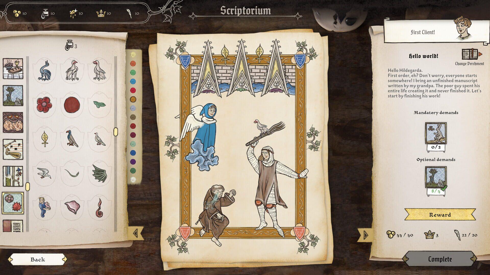 Scriptorium: Master of Manuscripts - główny screenshot z gry
