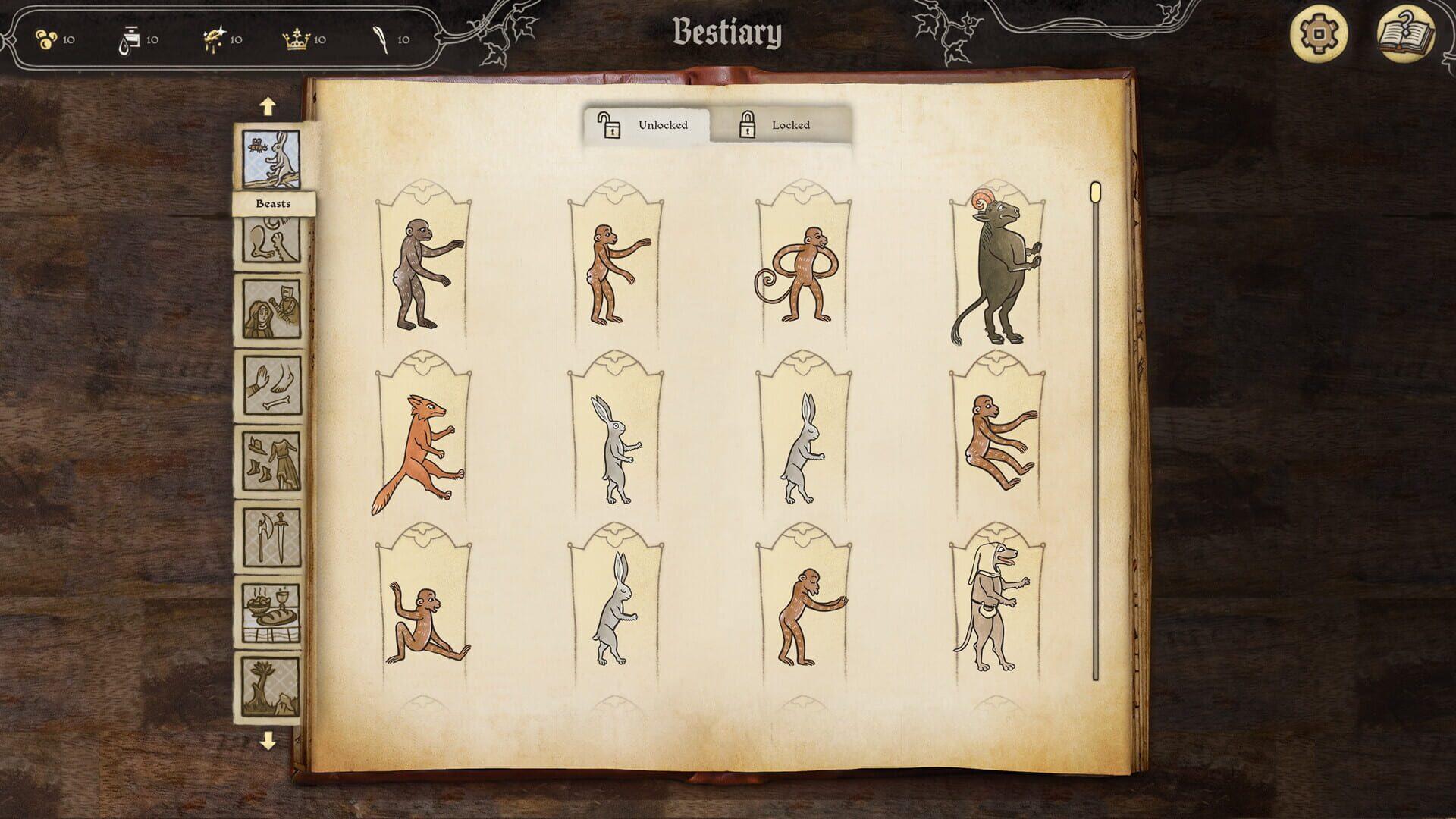 Scriptorium: Master of Manuscripts - świat gry, lokacja