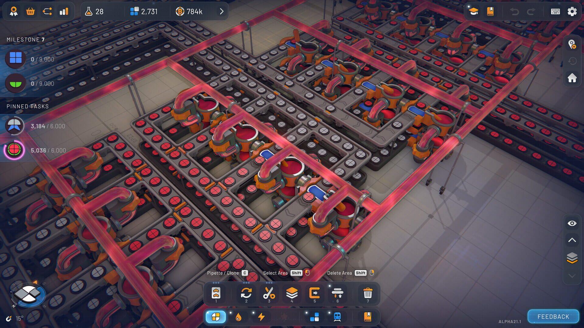 Shapez 2: Factory - gameplay screenshot