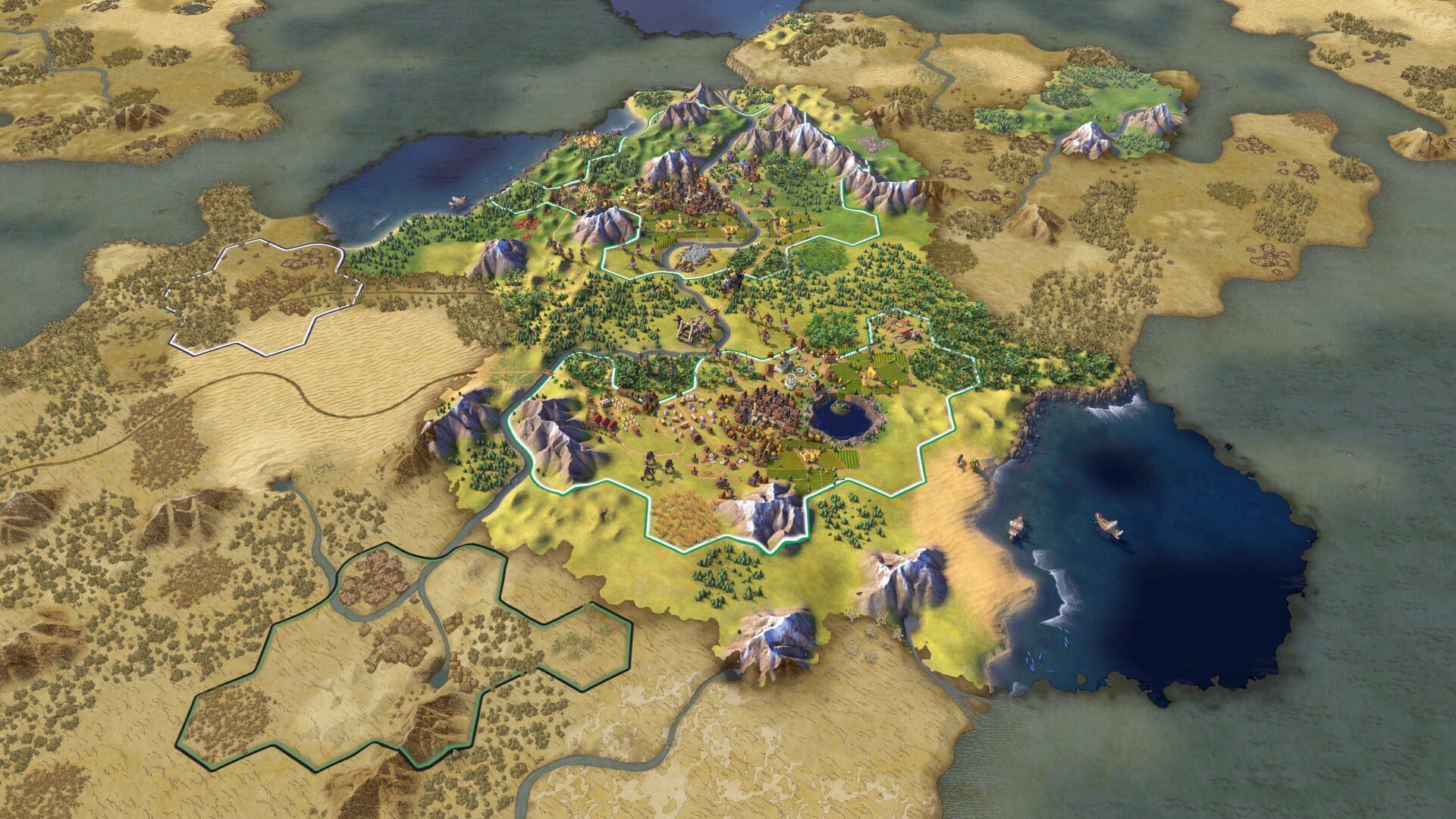 Sid Meier's Civilization VI - główny screenshot z gry