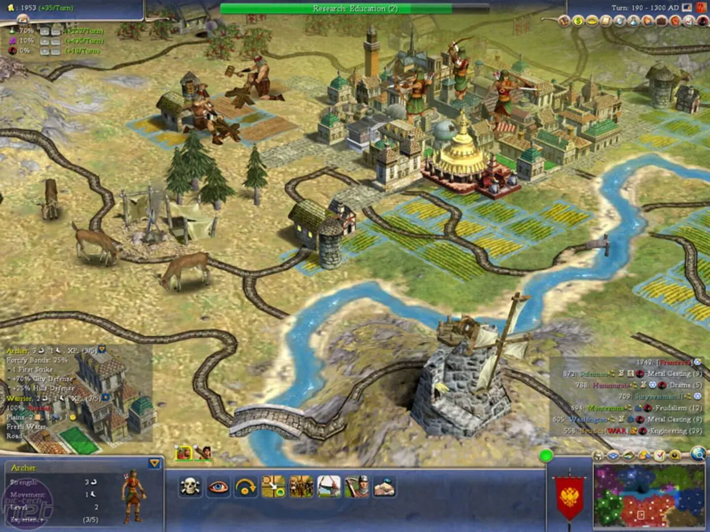 Sid Meier's Civilization IV: Beyond the Sword - świat gry, lokacja