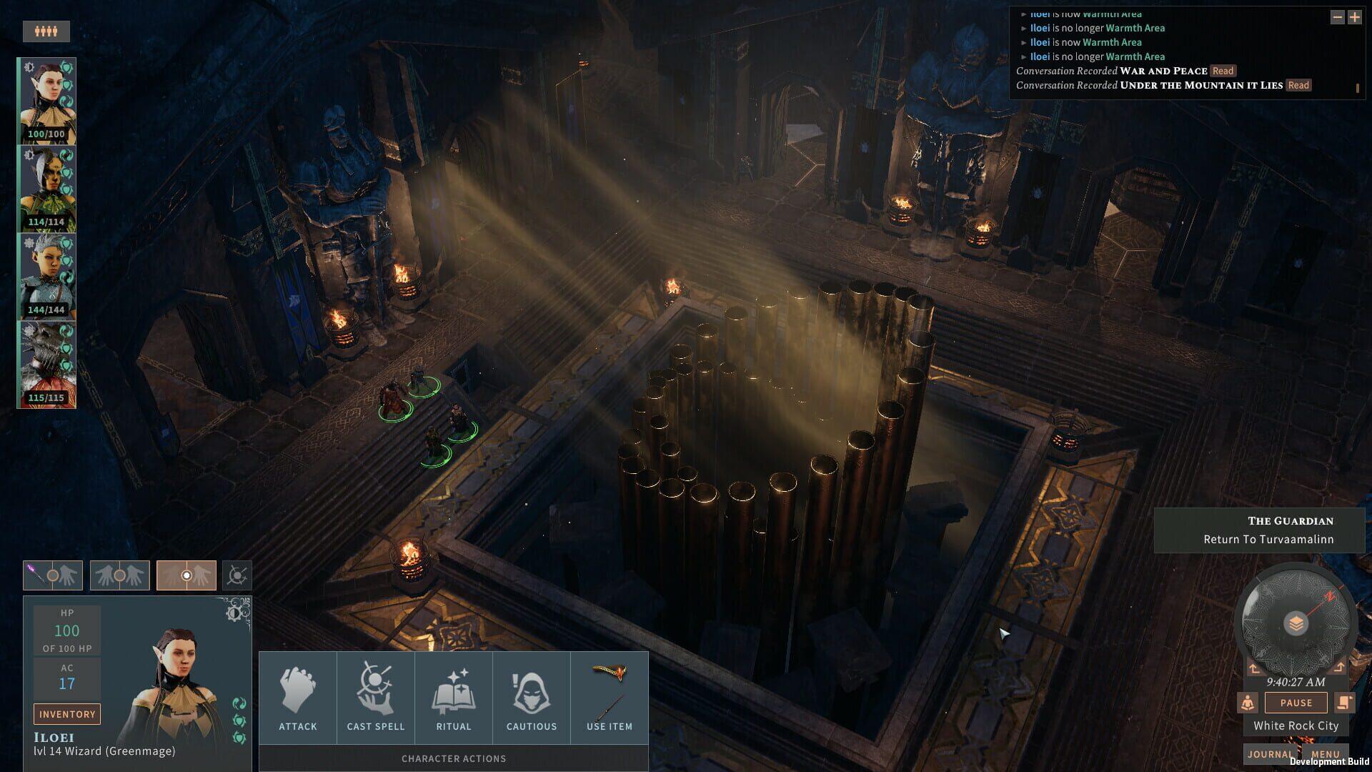 Solasta: Crown of the Magister - Palace of Ice - główny screenshot z gry