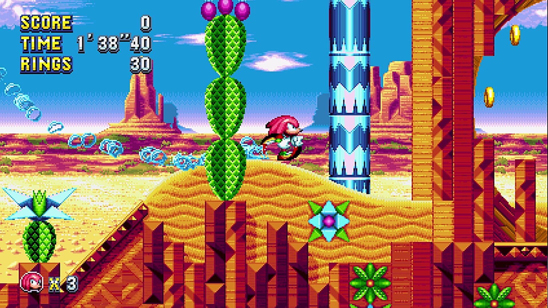 Sonic Mania - główny screenshot z gry