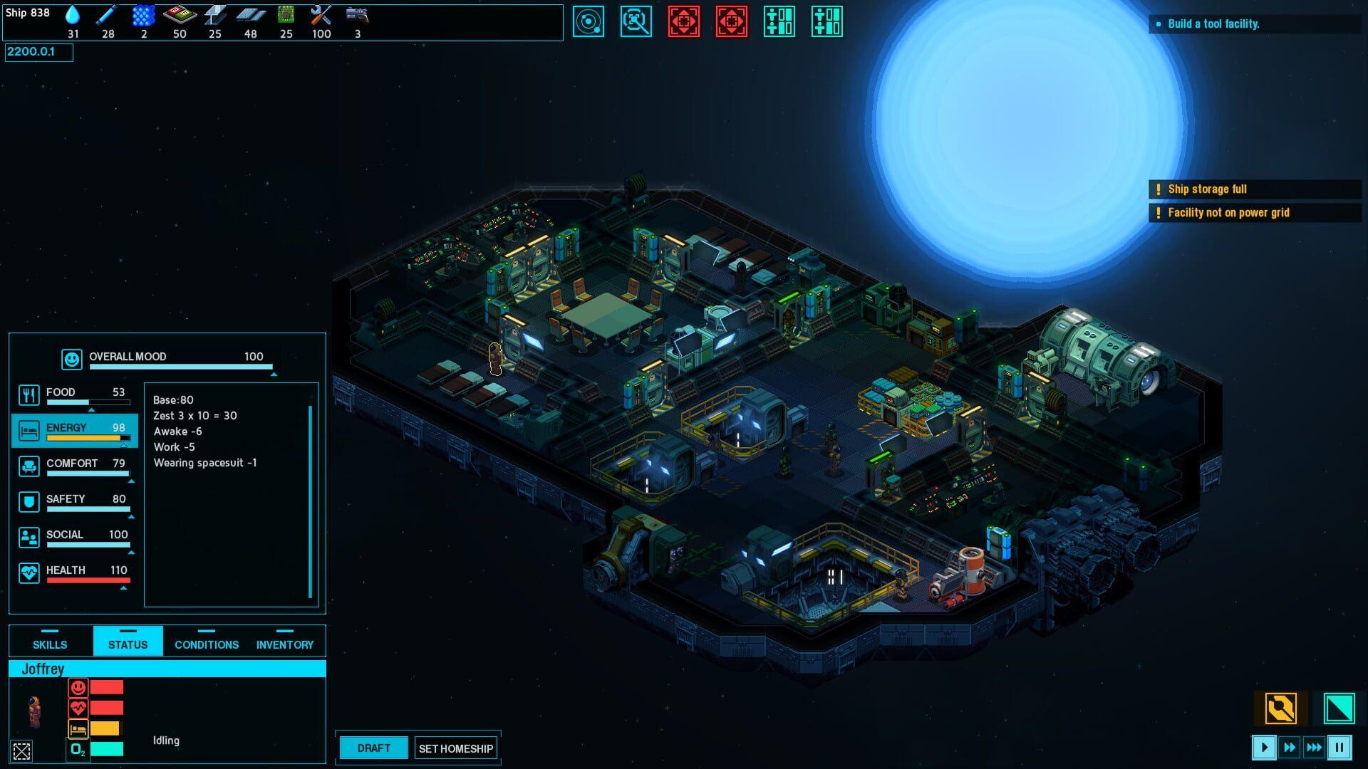 Space Haven - screenshot wysokiej jakości