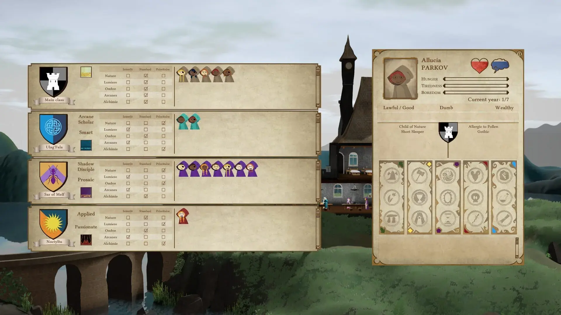 Spellcaster University - główny screenshot z gry