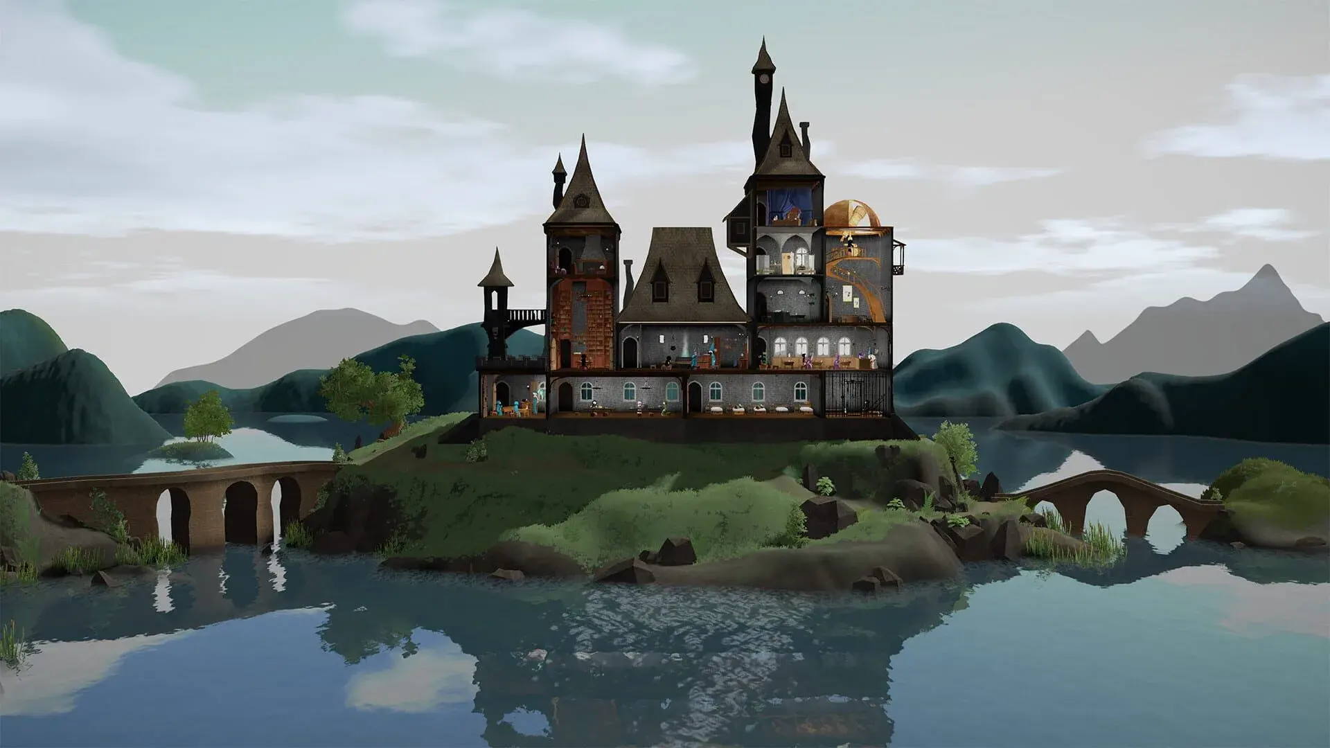 Spellcaster University - świat gry, lokacja
