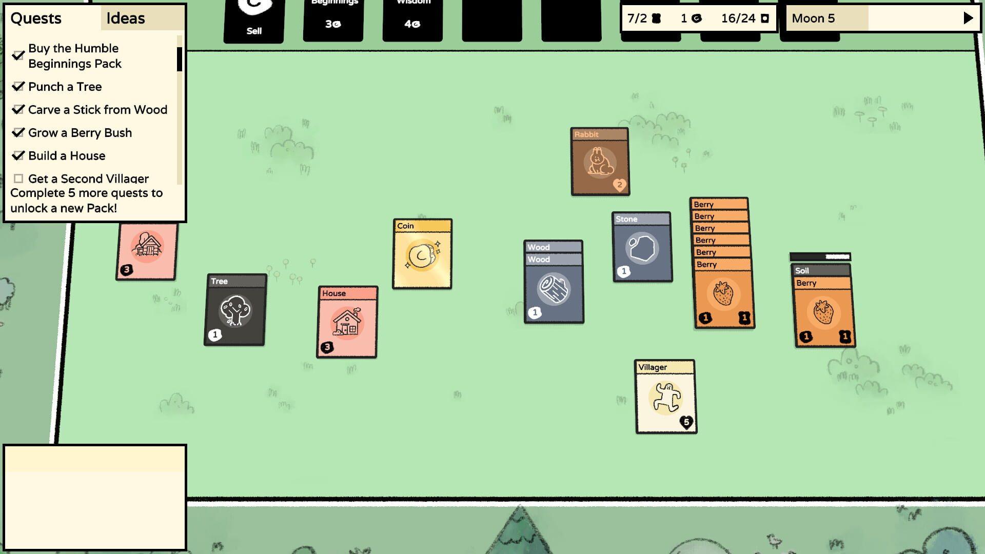Stacklands - gameplay screenshot