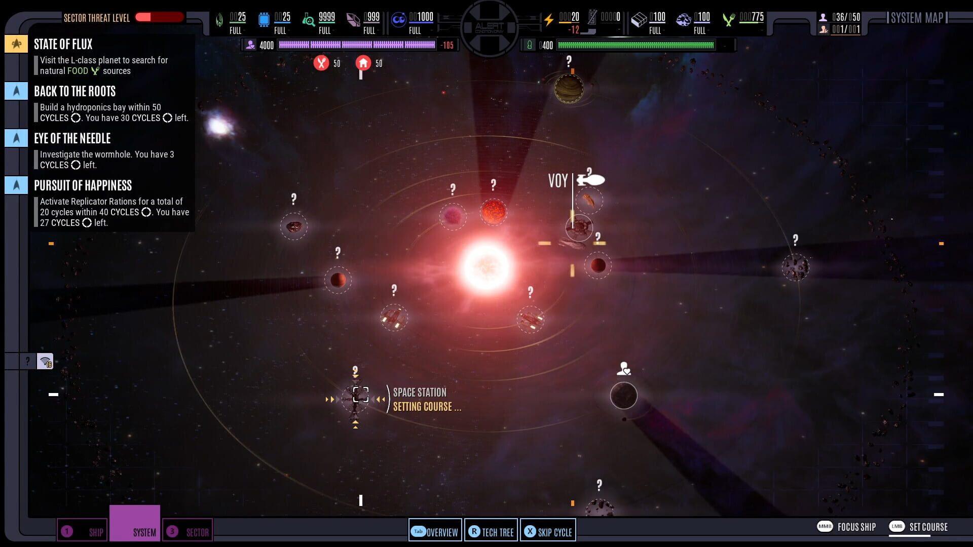 Star Trek: Voyager - Across the Unknown - główny screenshot z gry