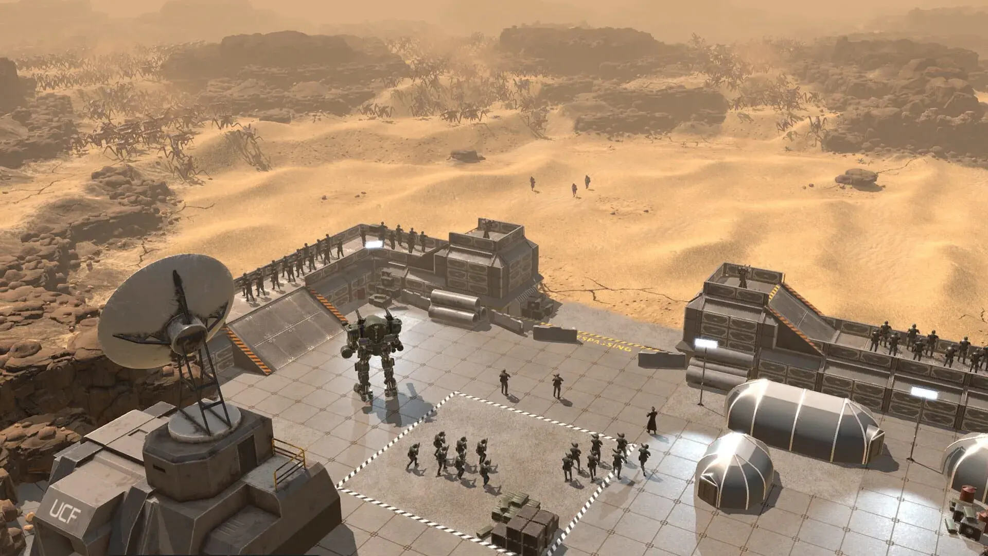 Starship Troopers: Terran Command - główny screenshot z gry