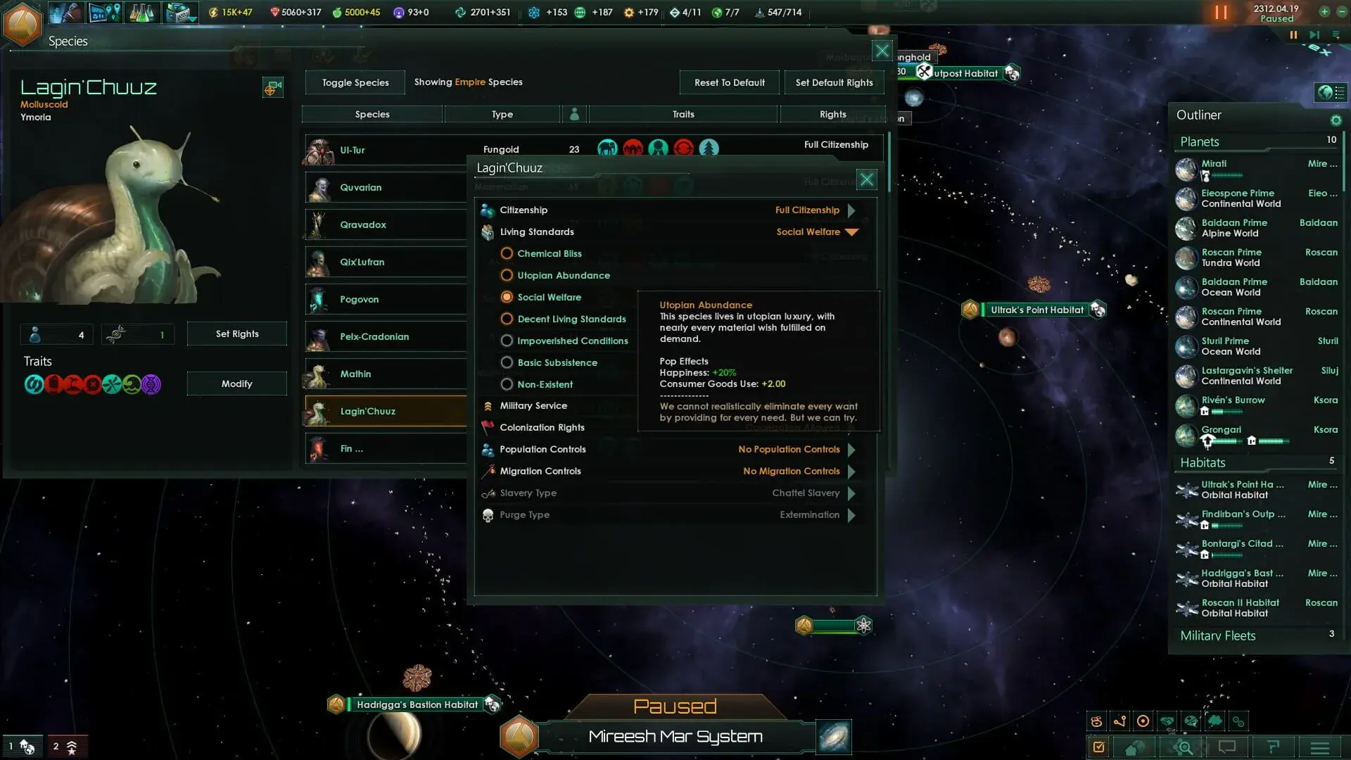 Stellaris: Utopia - główny screenshot z gry
