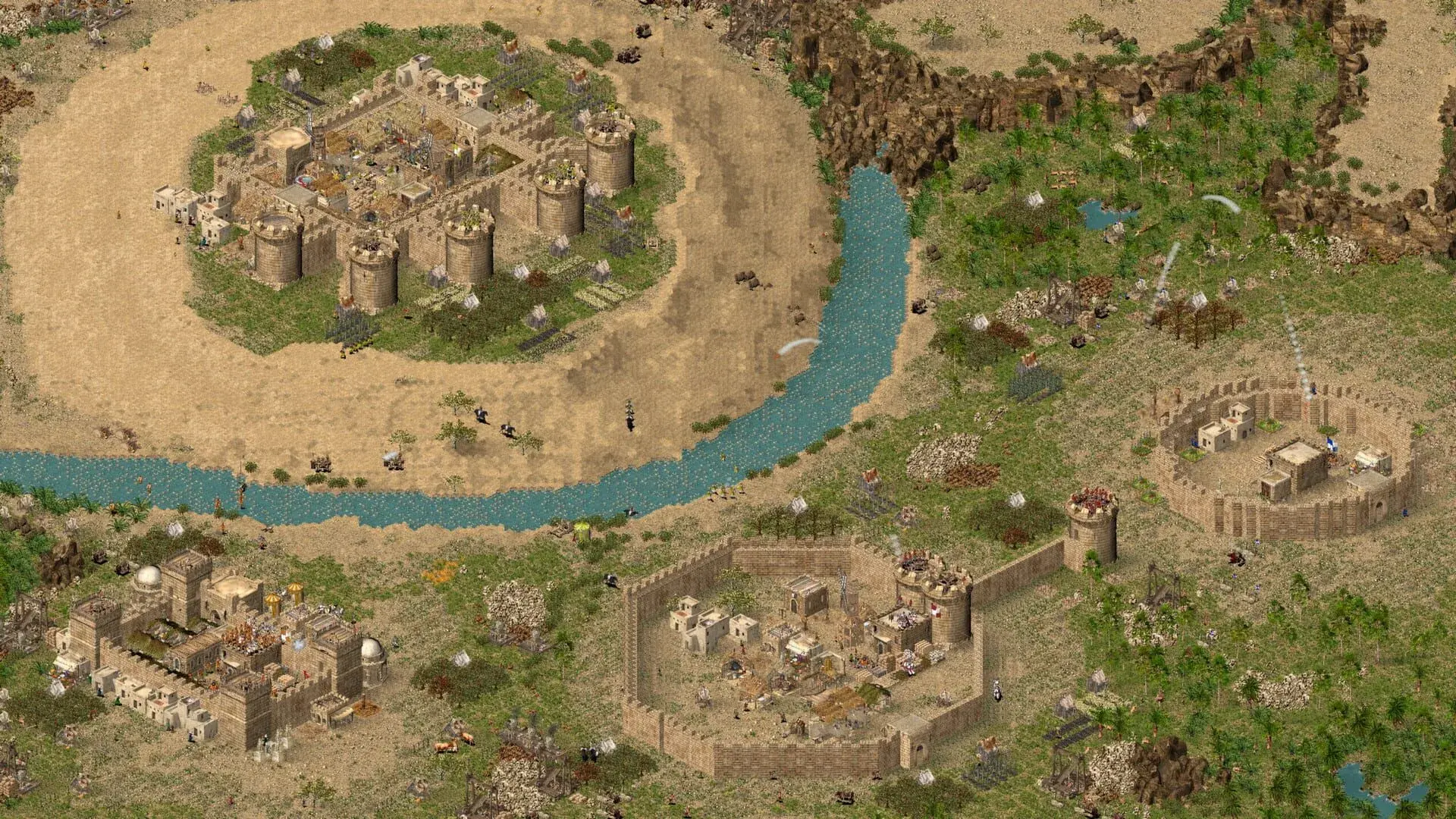 Stronghold Crusader HD - świat gry, lokacja