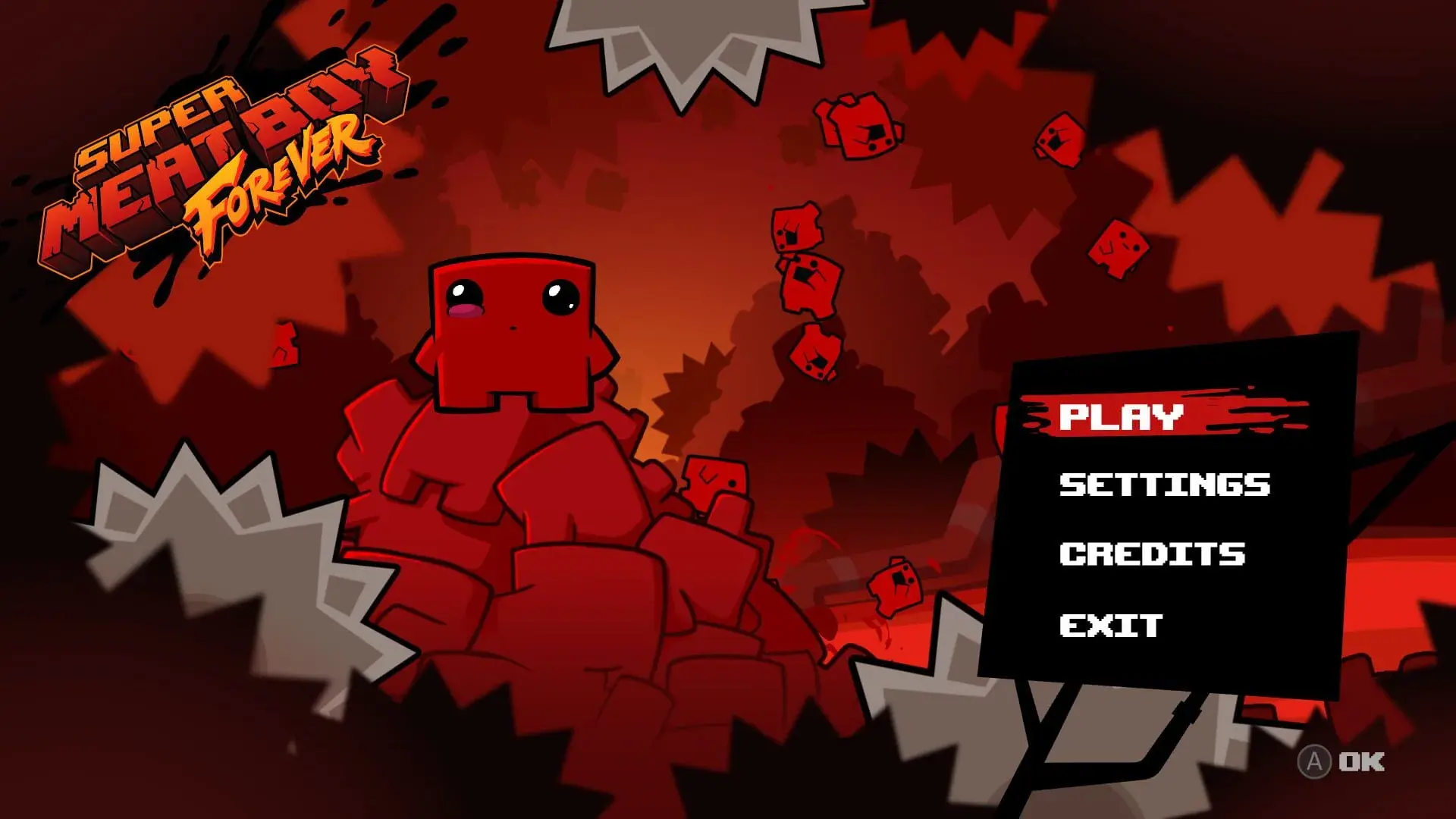 Super Meat Boy Forever - obrazek z gry