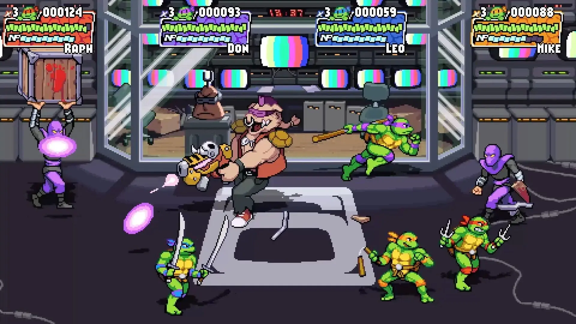 Teenage Mutant Ninja Turtles: Shredder's Revenge - gameplay screenshot