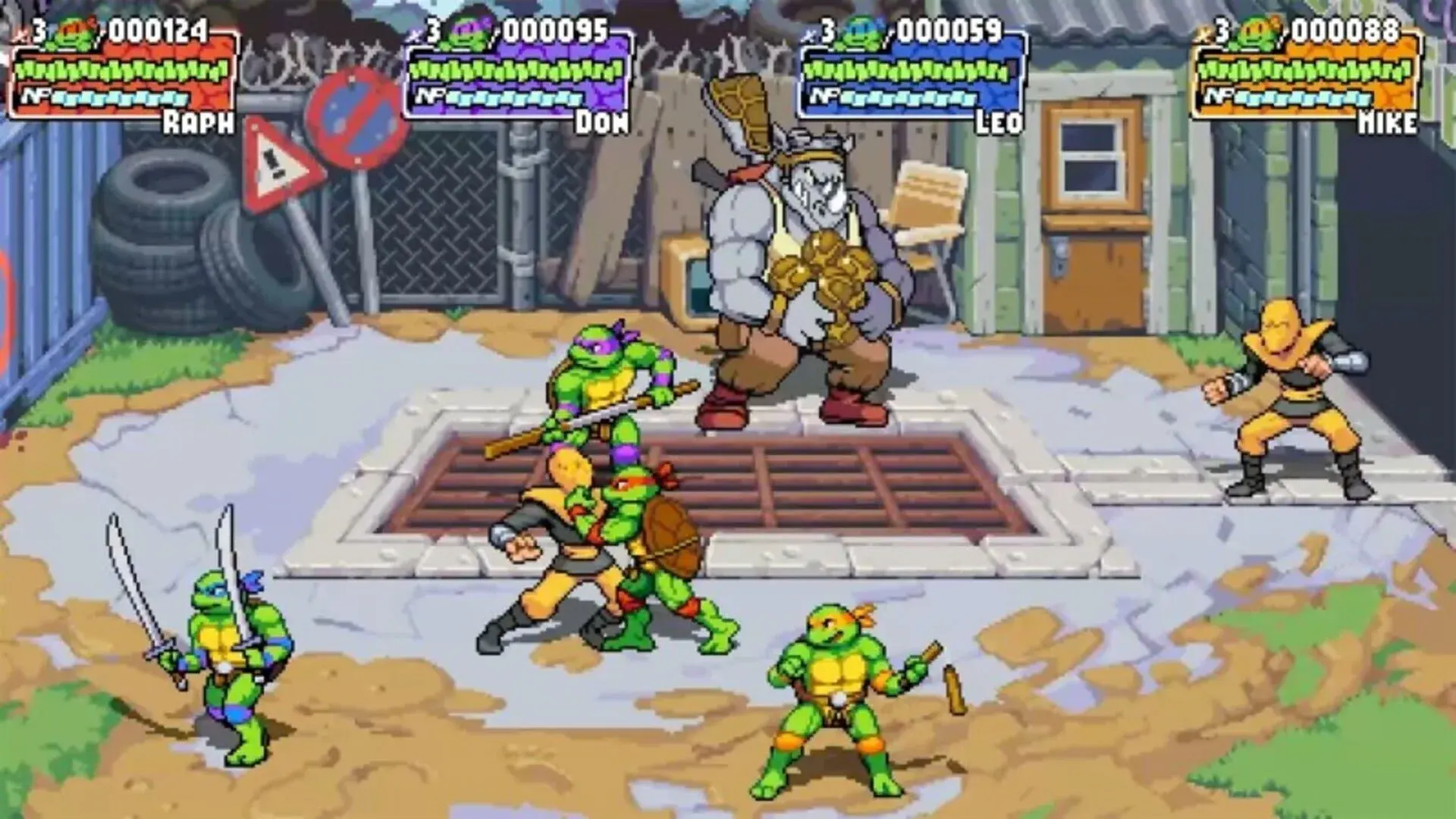 Teenage Mutant Ninja Turtles: Shredder's Revenge - świat gry, lokacja